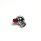 Banjo-style 90-degree LP pivot-swivel adapter, 3/8-24M × 3/8-24F