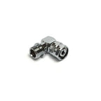 Fixed 90-degree LP hose-end adapter in 9/16"-18M × 9/16"-18F