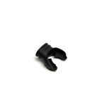 Standard soft silicone scuba regulator replacement mouthpiece in black