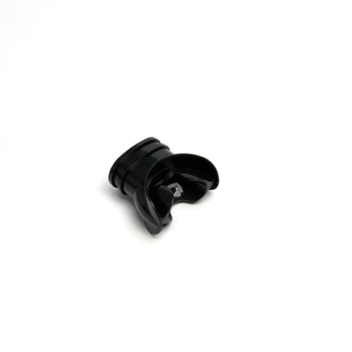 Silicone Comfy-Bite regulator mouthpiece with integrated palate bridge