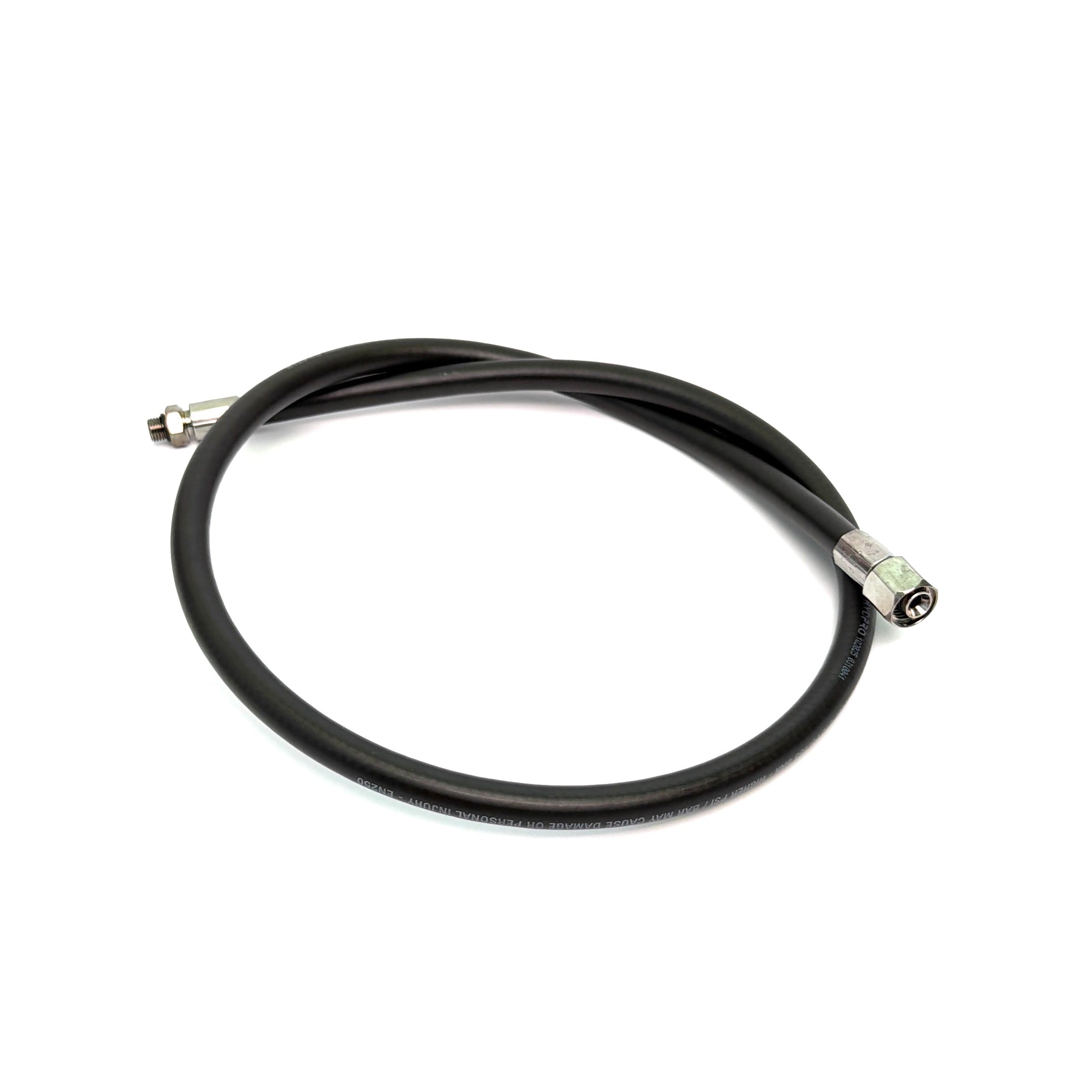 HYDPRO LP Smooth Pro regulator hose in black polyurethane coating