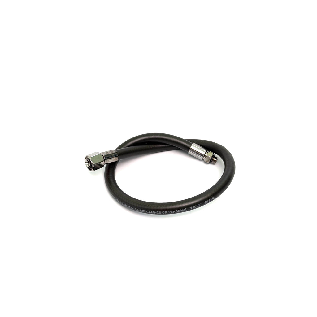 HYDPRO LP Smooth Pro regulator hose in black polyurethane coating