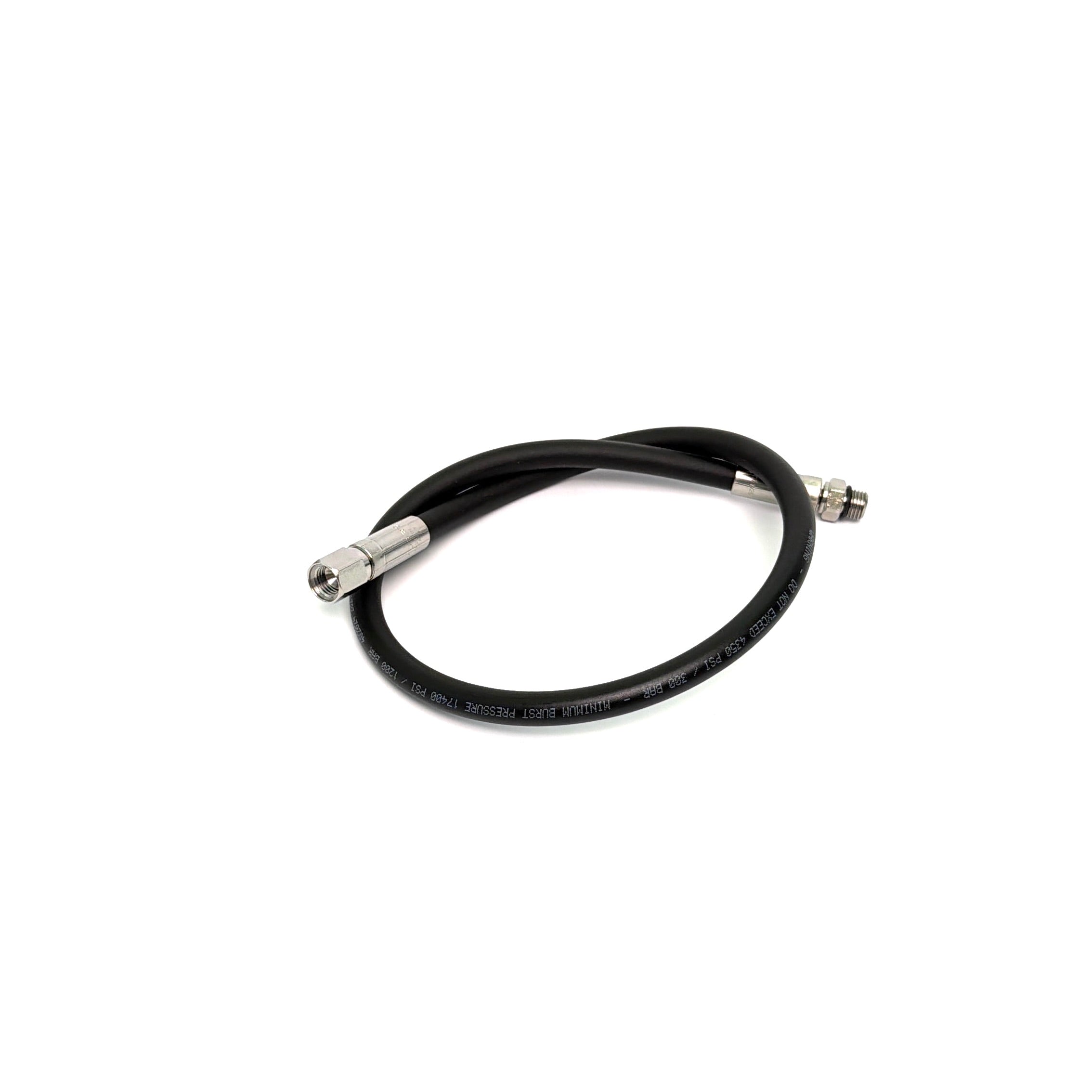 HYDPRO HP Accurate Series high-pressure SPG hose in matte black