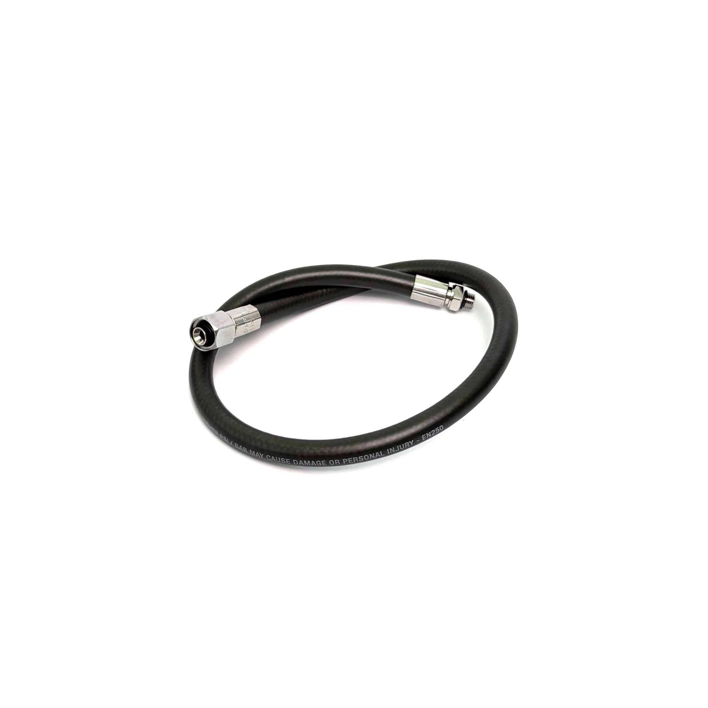HYDPRO LP Smooth Pro regulator hose in black polyurethane coating