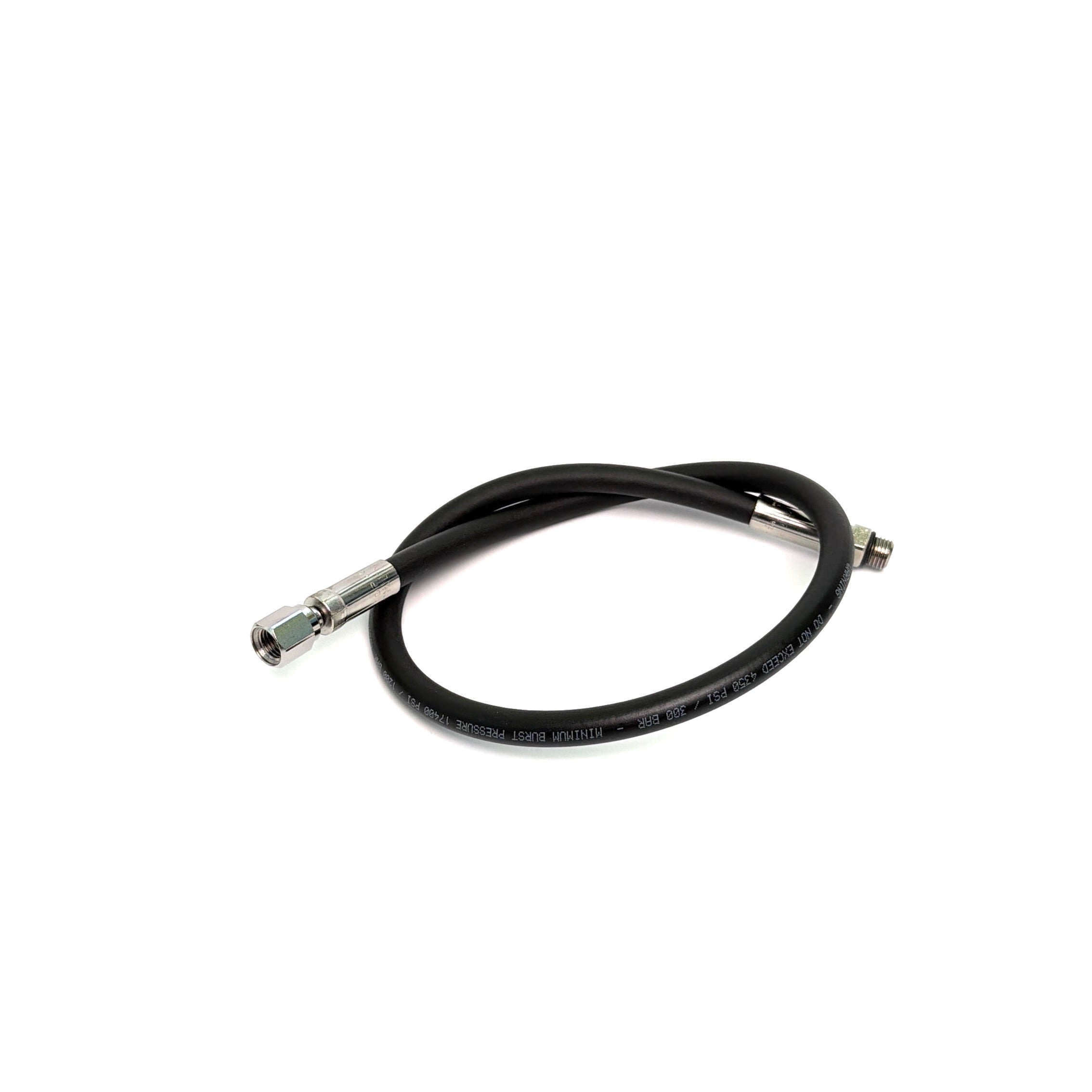 HYDPRO HP Accurate Series high-pressure SPG hose in matte black