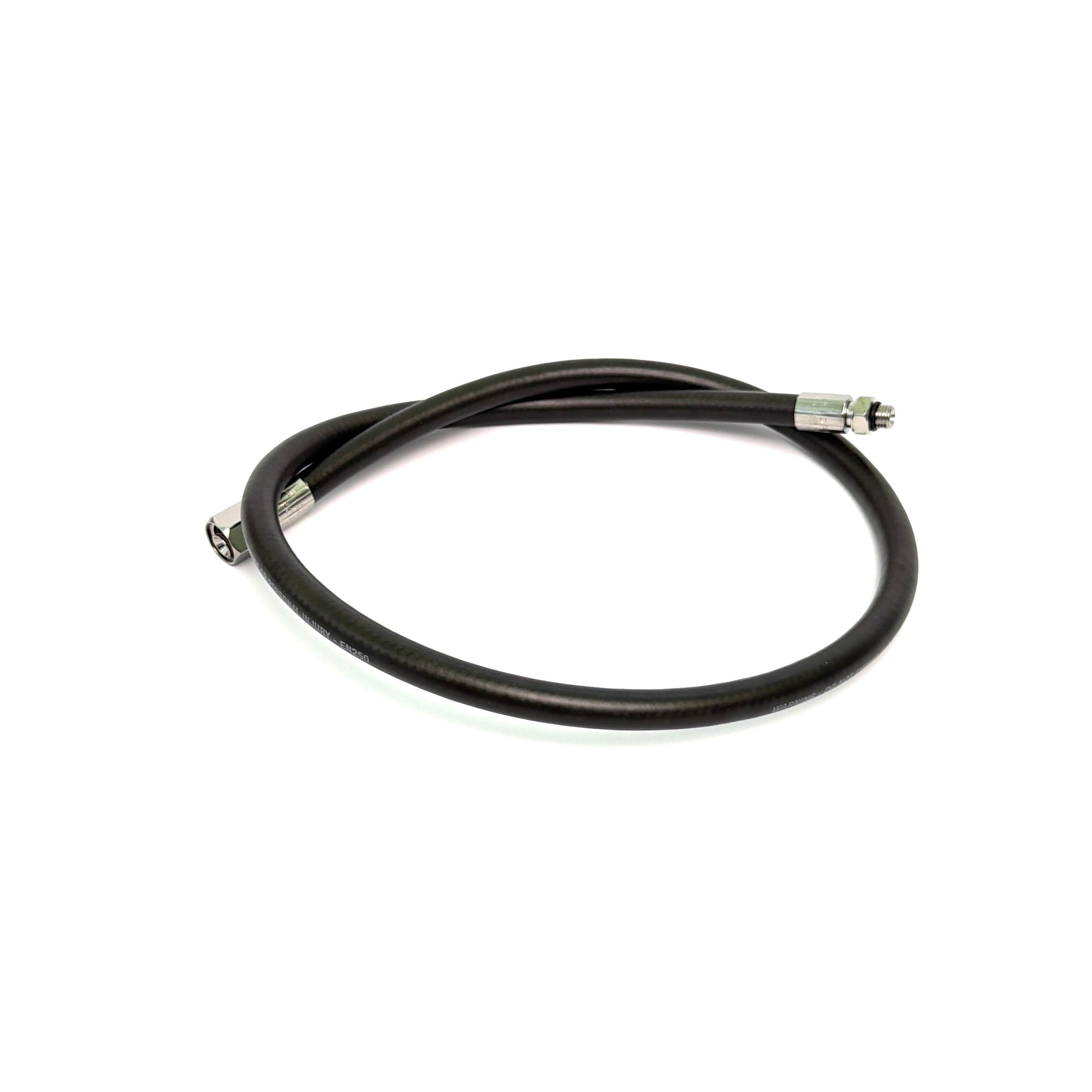 HYDPRO LP Smooth Pro regulator hose in black polyurethane coating