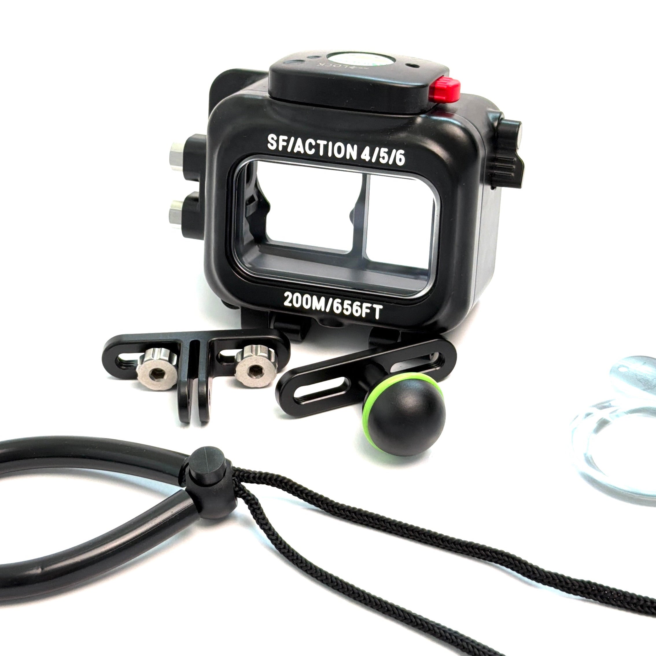 DJI Osmo Action Aluminum Underwater Housing 200m Back