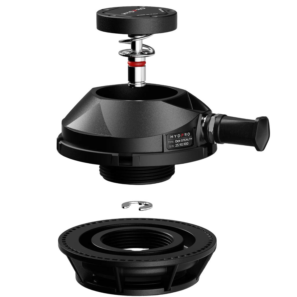 HYDPRO D01 Stealth Dry Suit Inflation Valve Exploded