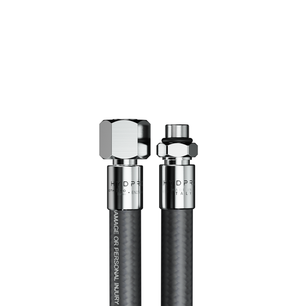 HYDPRO LP Smooth Pro regulator hose in black polyurethane coating