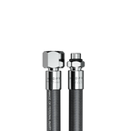 HYDPRO LP Smooth Pro regulator hose in black polyurethane coating