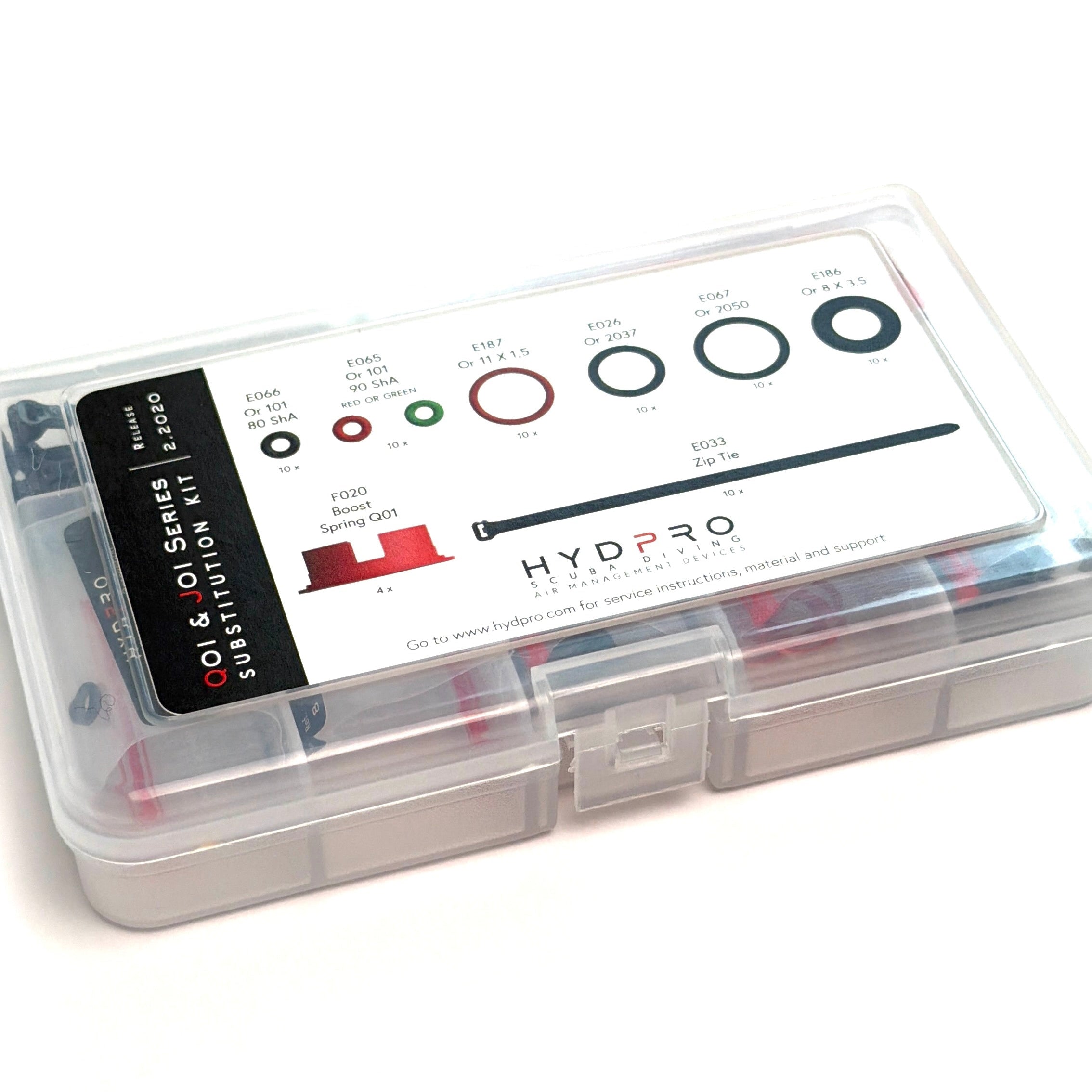 HYDPRO Substitution Kit J&Q (Power Inflator Spares) Close-up