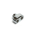 Three-way LP hose splitter with three 3/8"-24F ports