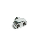 LP hose splitter with one 9/16"-18F inlet and two 3/8"-24F outlets
