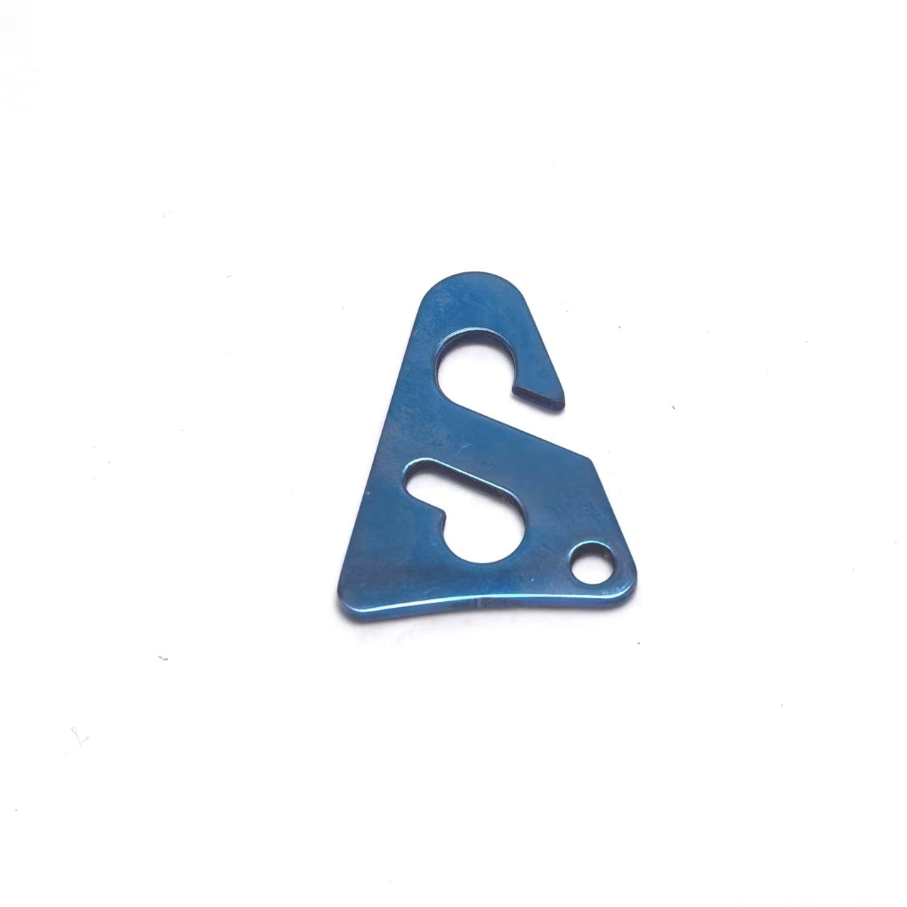 Titanium Bungee Hook & Charm Blue