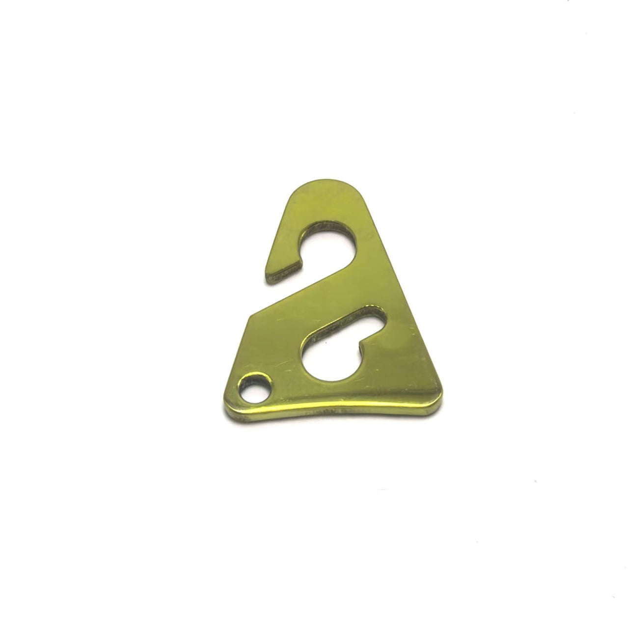 Titanium Bungee Hook & Charm Gold