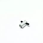 Aluminum K-style power inflator service tool with TPU-sleeved steel pin