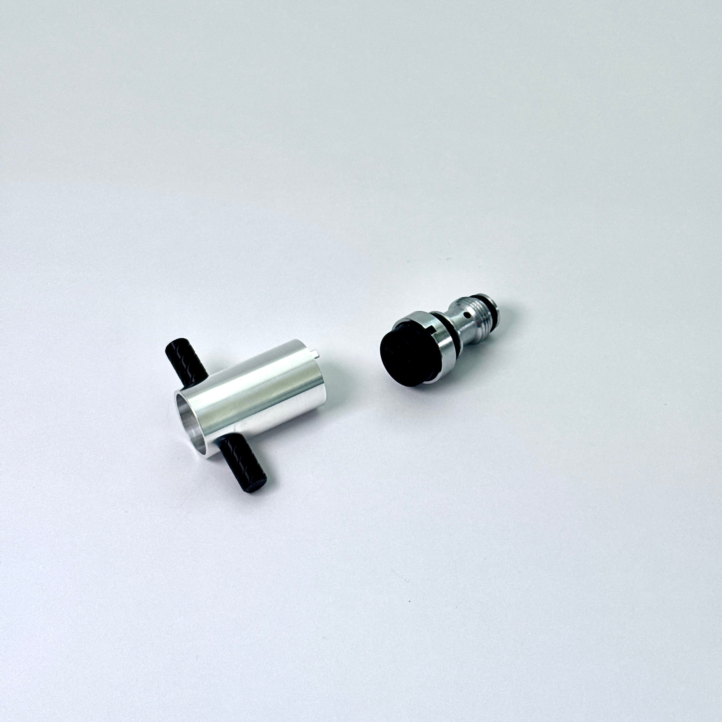 Universal K-Style Inflator Service Tool with Inflator Cartridge