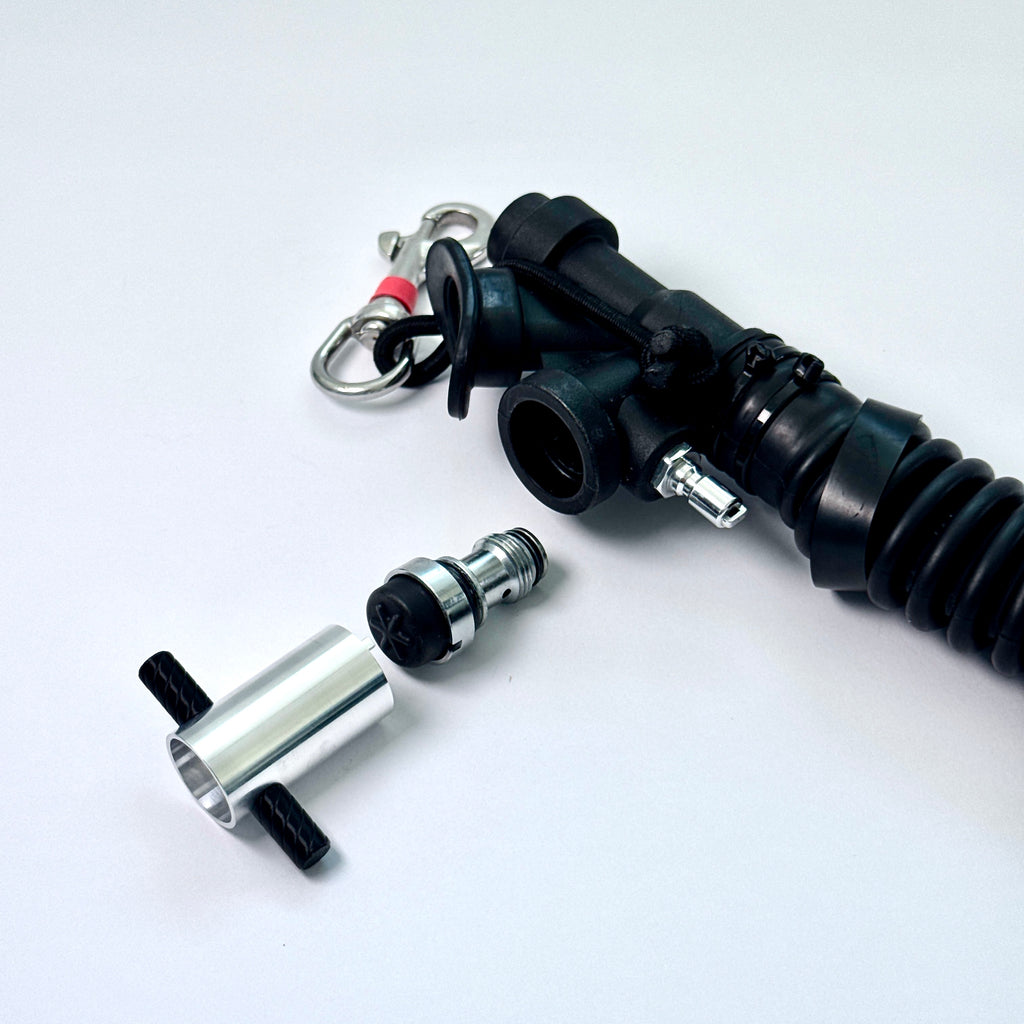 Universal K-Style Inflator Service Tool with K-Style Inflator a and Inflator Cartridge